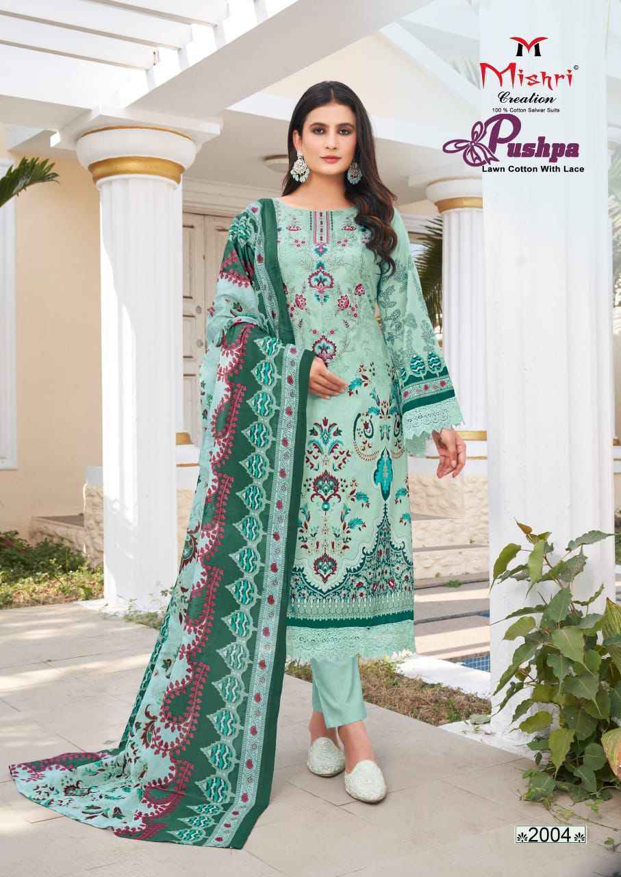 Mishri Creation Pushpa Vol 2 Cotton Salwar Kameez Wholesale Price ( 6 Pcs Catalog )