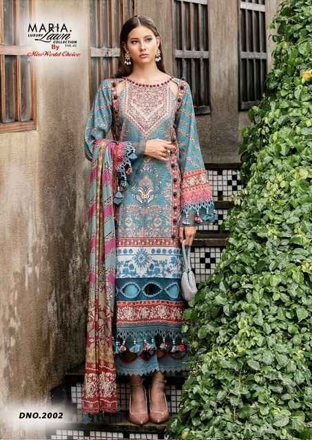Miss World Choice Maria Vol 2 Wholesale Cotton Dress Material ( 6 pcs Catalogue )