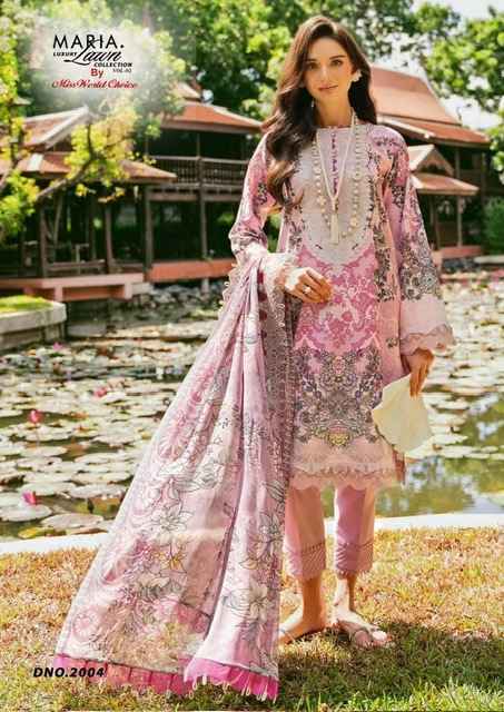 Miss World Choice Maria Vol 2 Wholesale Cotton Dress Material ( 6 pcs Catalogue )