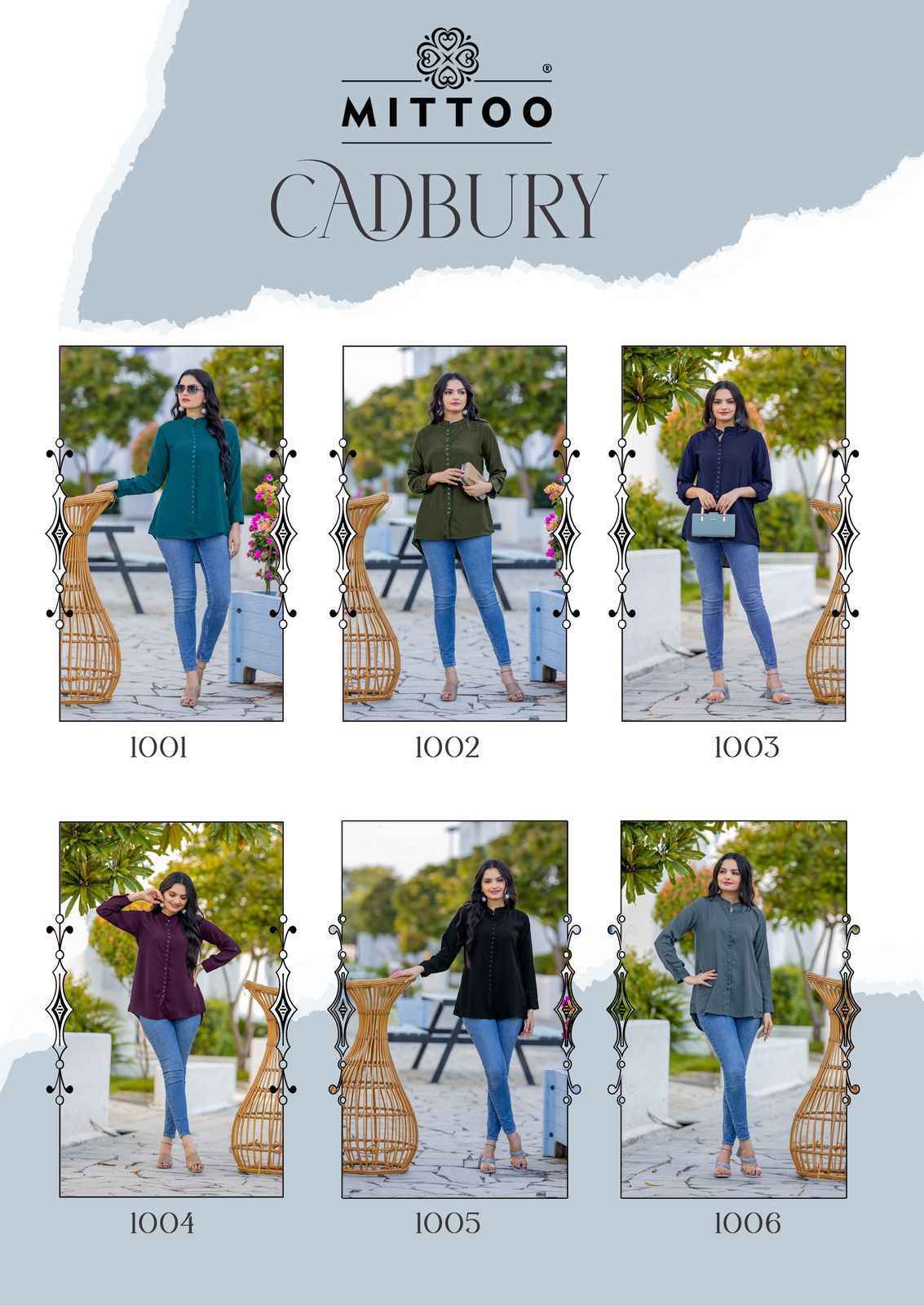 Mittoo Cadbury Short Cotton Kurti Set Wholesale Price ( 6 Pcs Catalog )
