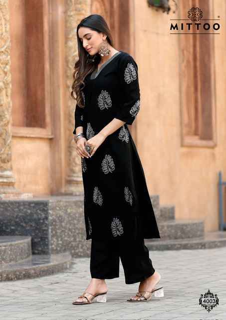 Mittoo Fashion Albela Wholesale Rayon Kurti With Bottom ( 6 pcs Catalogue )