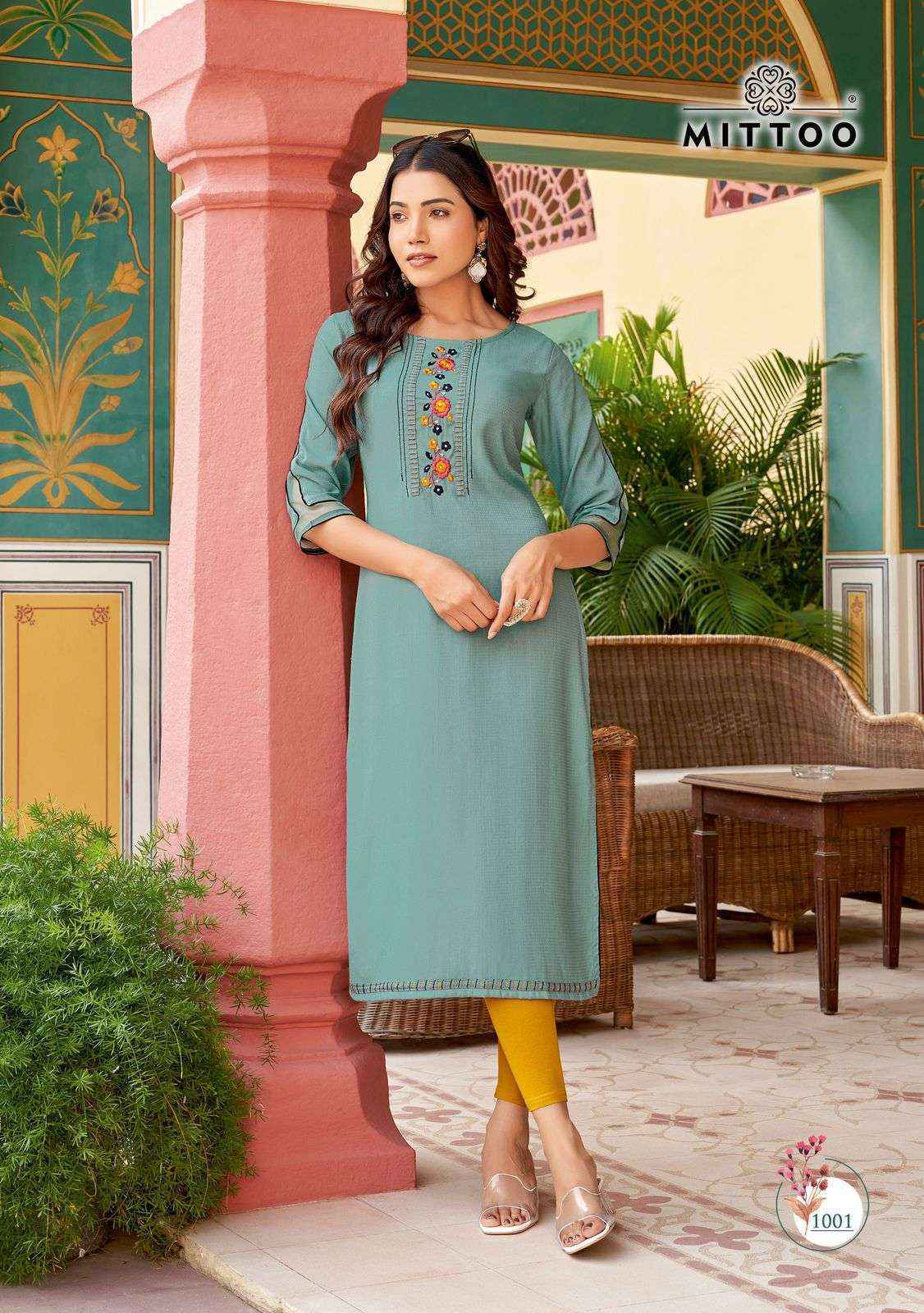 Mittoo Fashion Kalista Rayon Kurti At Wholesale Price ( 4 pcs Catalogue )