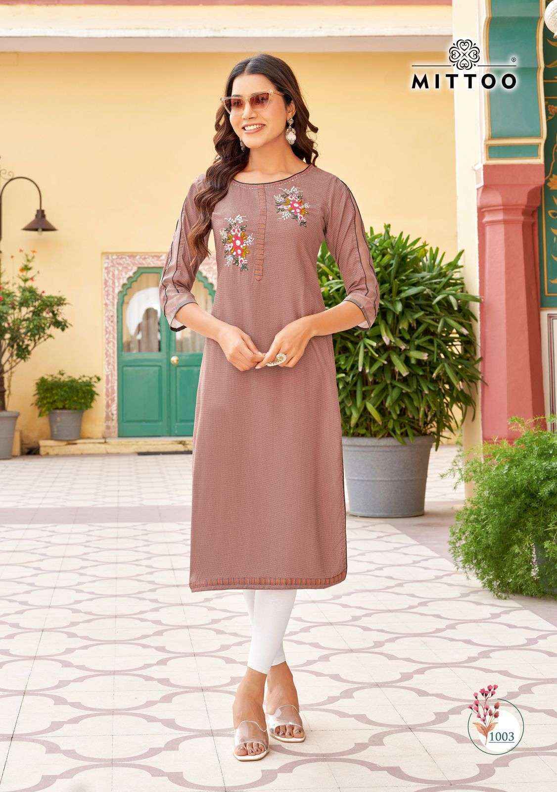Mittoo Fashion Kalista Rayon Kurti At Wholesale Price ( 4 pcs Catalogue )