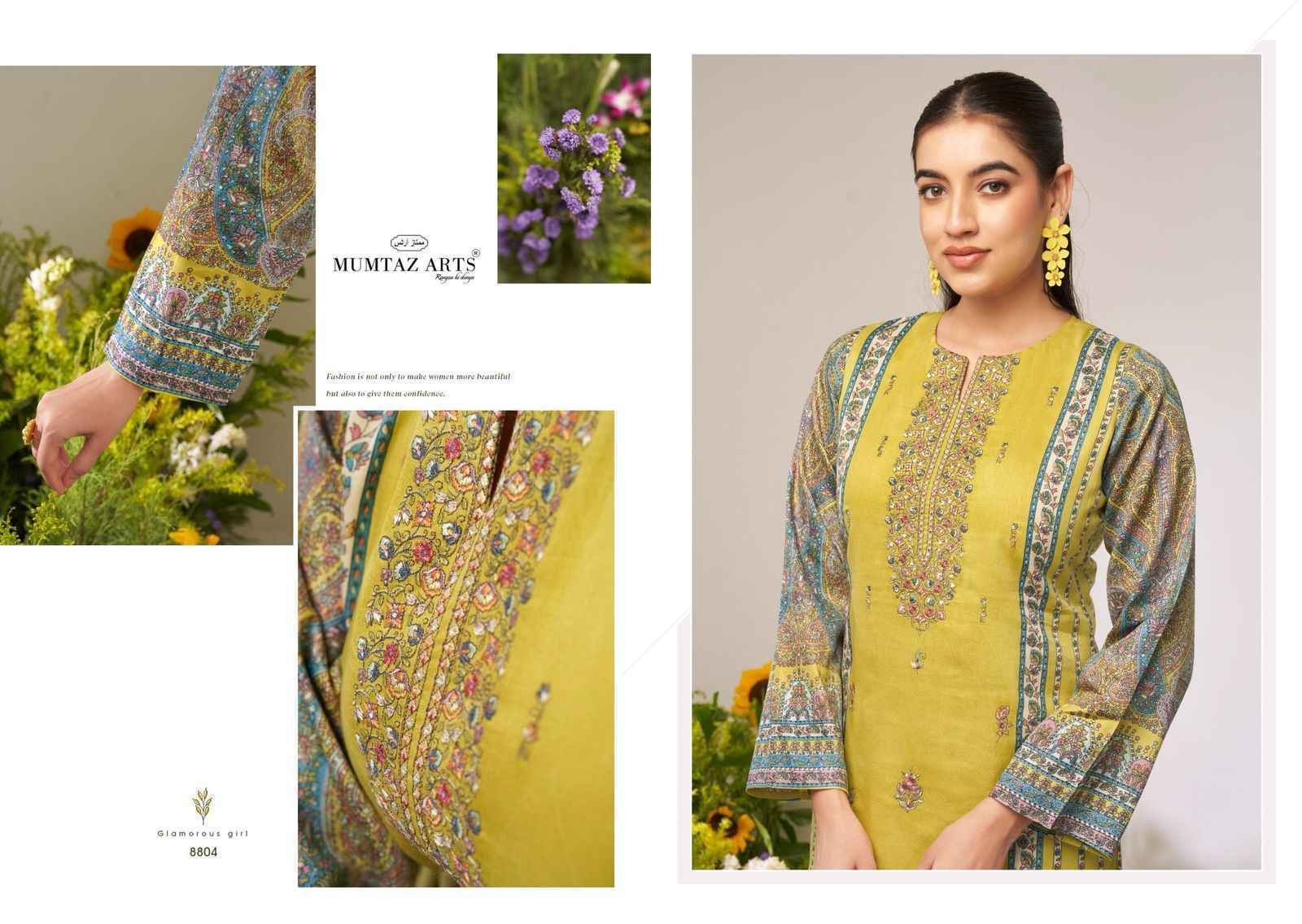 Mumtaz Arts Flower Valley Suits Lowest Catalog Wholesale Price ( 6 pcs Catalogue )
