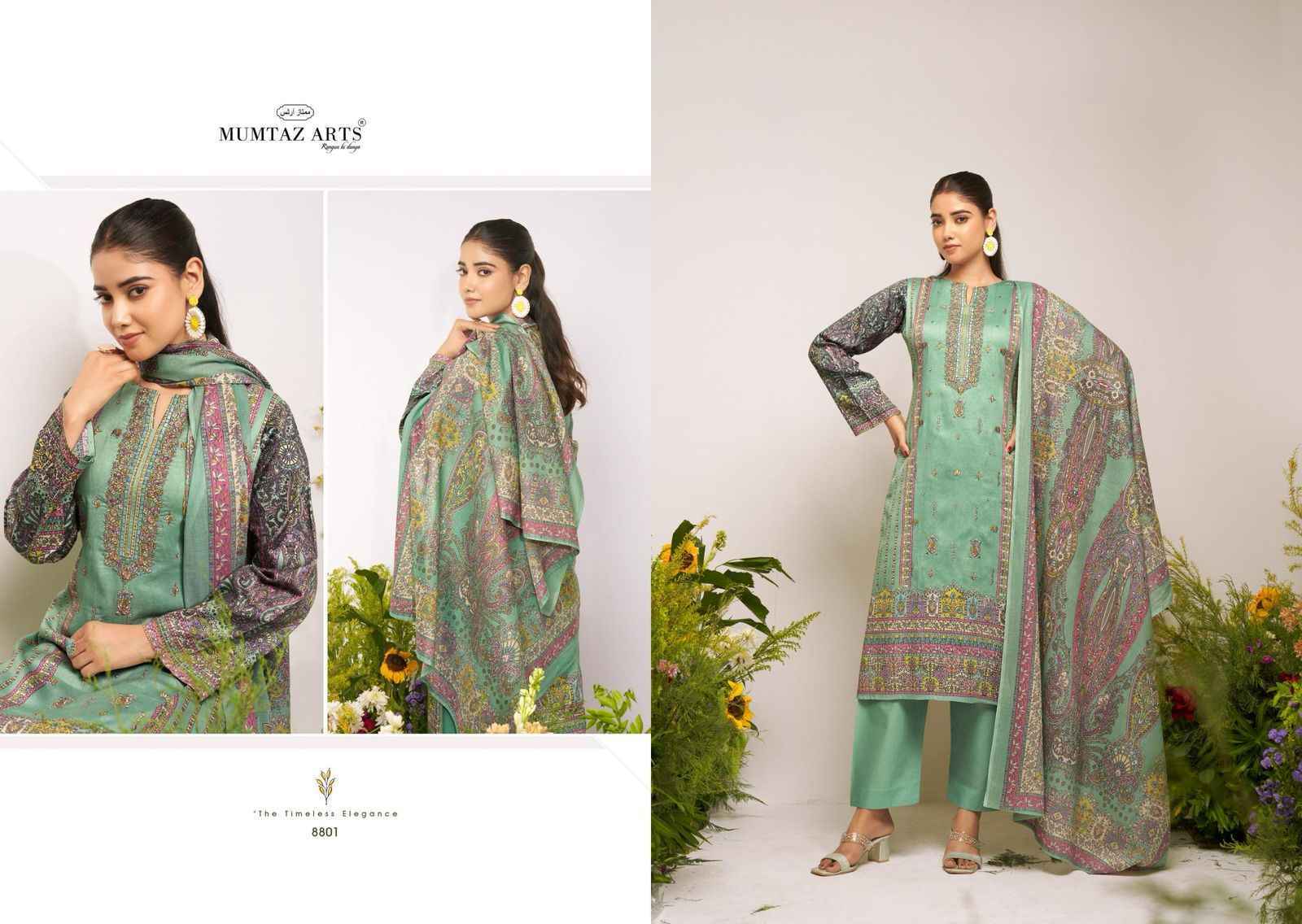 Mumtaz Arts Flower Valley Suits Lowest Catalog Wholesale Price ( 6 pcs Catalogue )