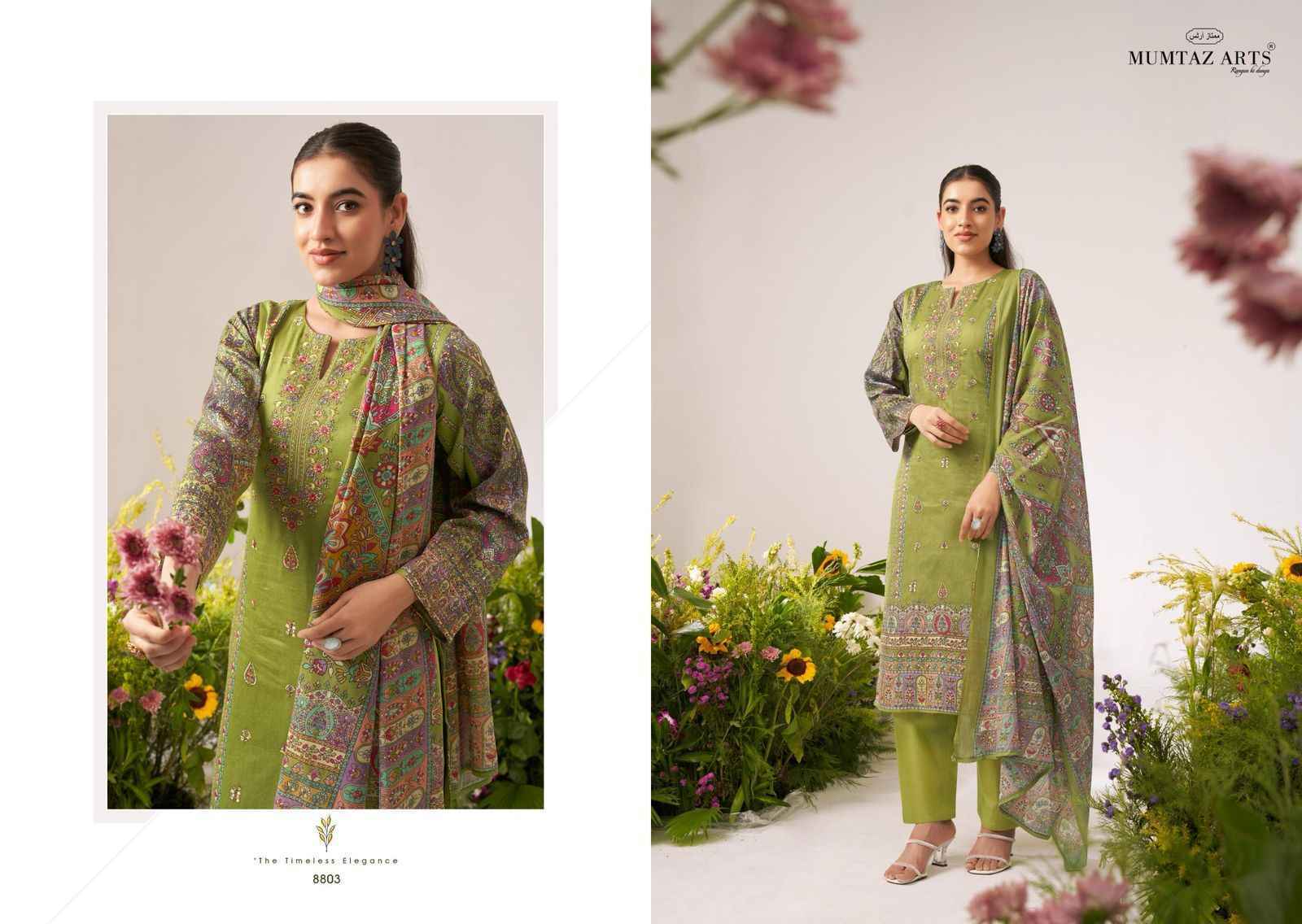 Mumtaz Arts Flower Valley Suits Lowest Catalog Wholesale Price ( 6 pcs Catalogue )