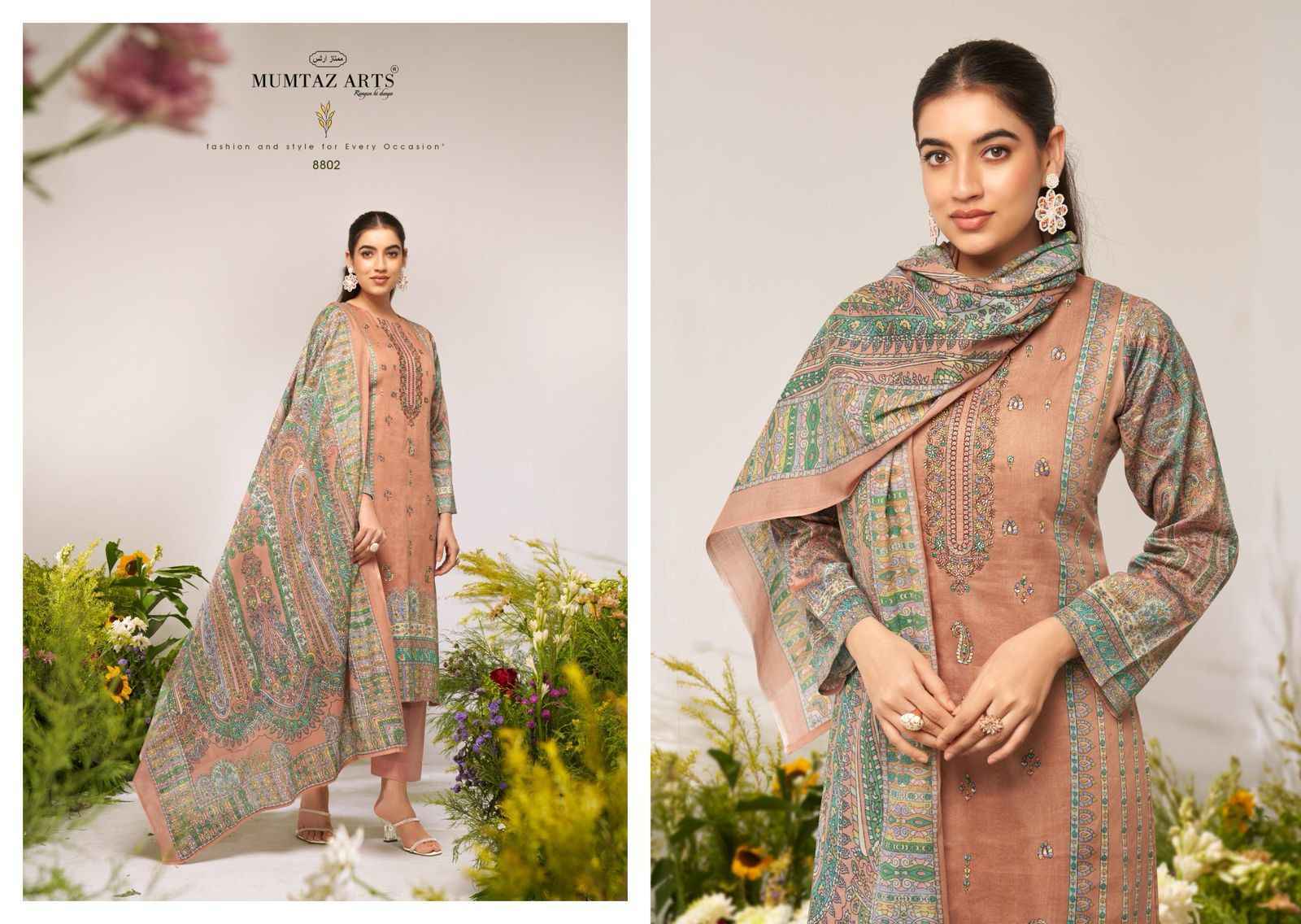 Mumtaz Arts Flower Valley Suits Lowest Catalog Wholesale Price ( 6 pcs Catalogue )