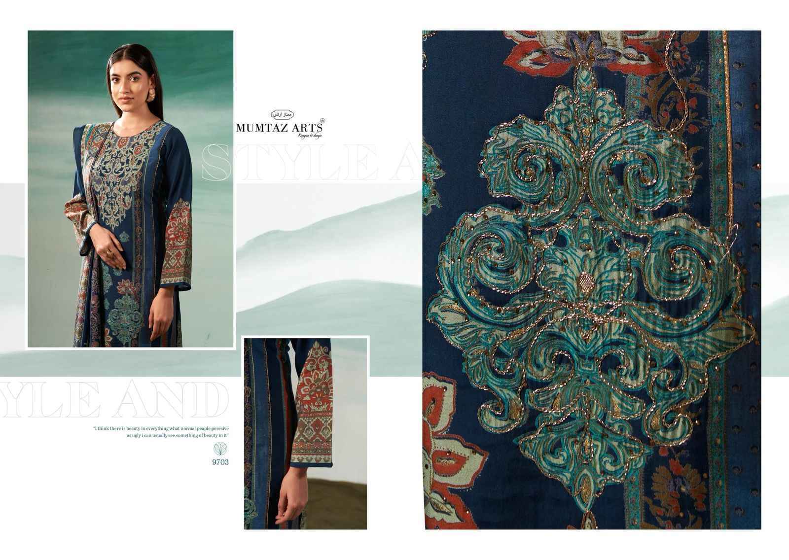 Mumtaz Arts Mizaaz Viscouse Rayon salwar Kameez Wholesale price ( 4 Pcs Catalog )