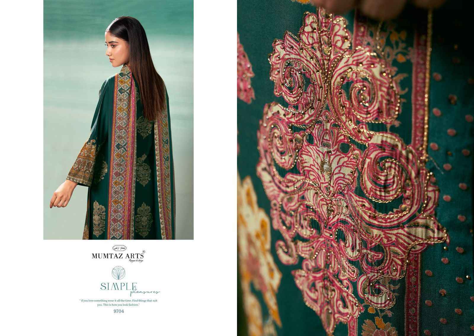 Mumtaz Arts Mizaaz Viscouse Rayon salwar Kameez Wholesale price ( 4 Pcs Catalog )