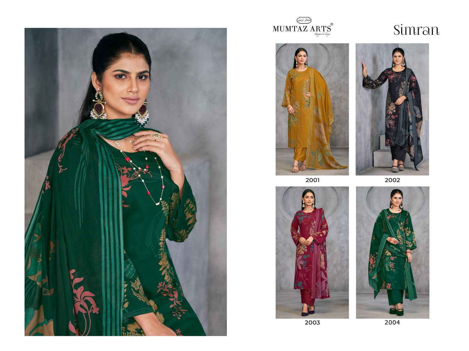 Mumtaz Arts Simran Jam Silk Salwar Kameez Wholesale Price ( 4 Pcs Catalog )