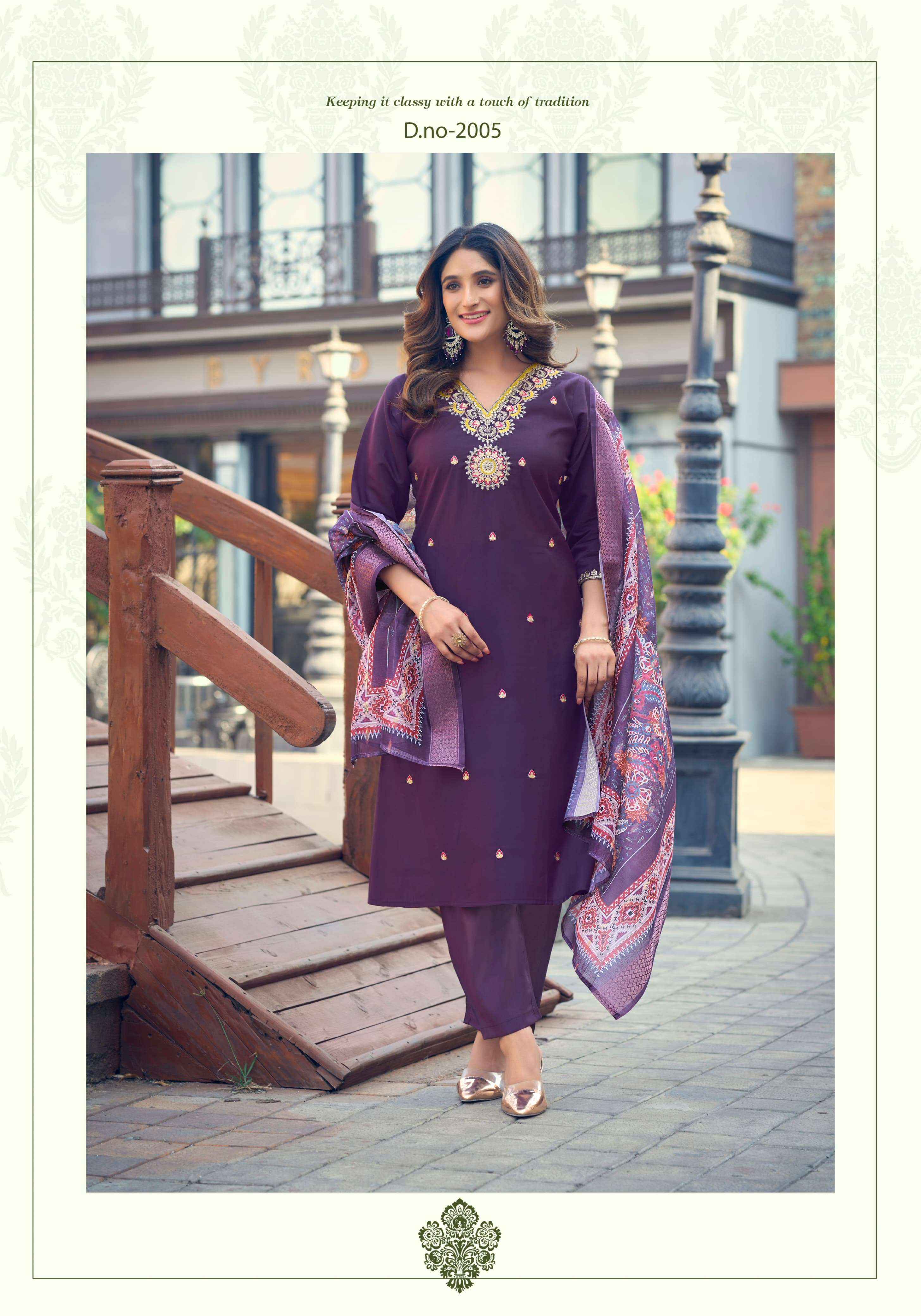 OSSM NUSRAT VOL 2 VISCOSE FANCY EMROIDERIES READYMADE KURTI WHOLESALE PRICE ( 6 PCS CATALOG )