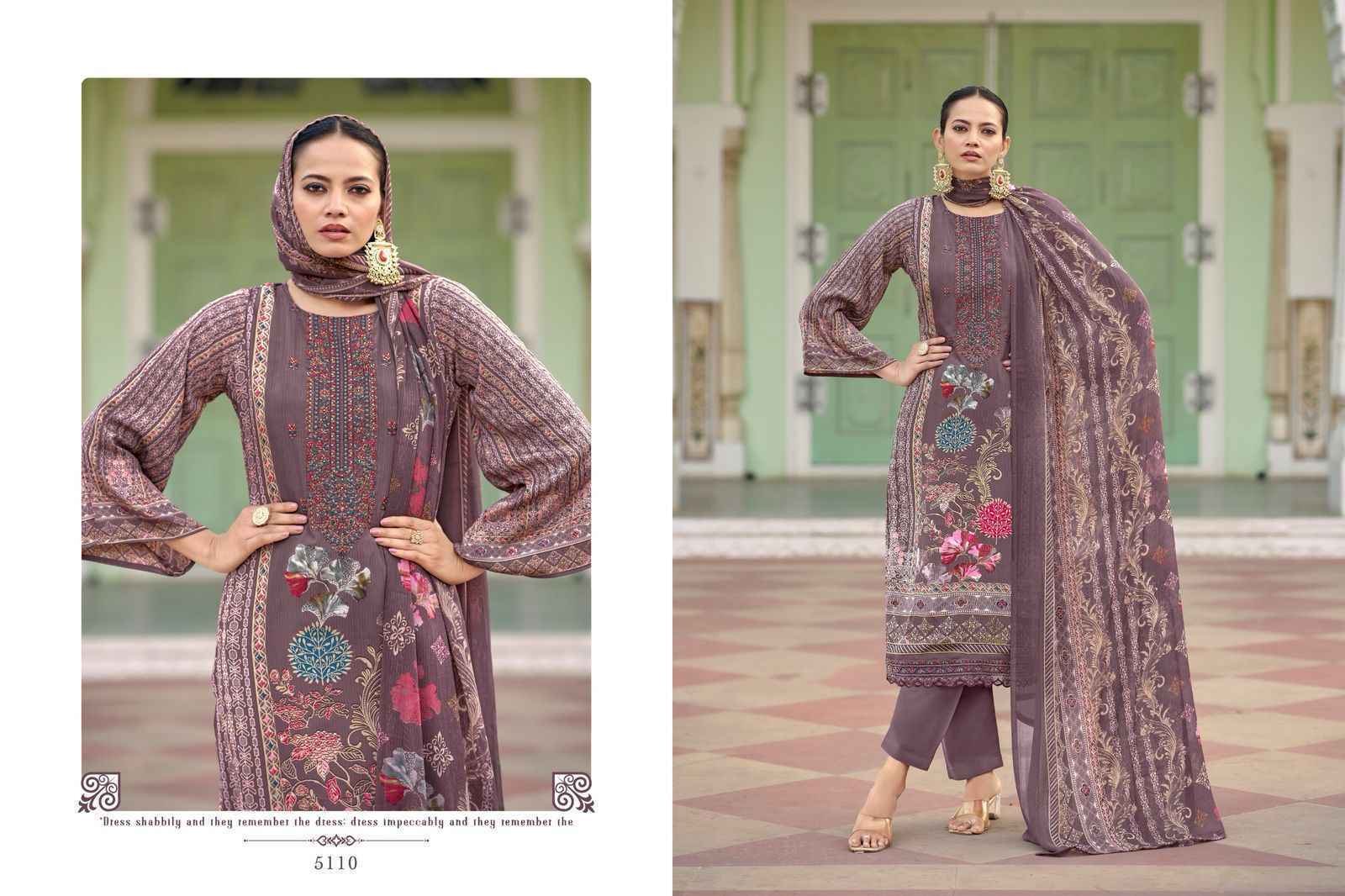 Pakiza Prints Muskan Vol 51 Kashmiri Crape Salwar Kameez ( 10 Pcs Catalogue )