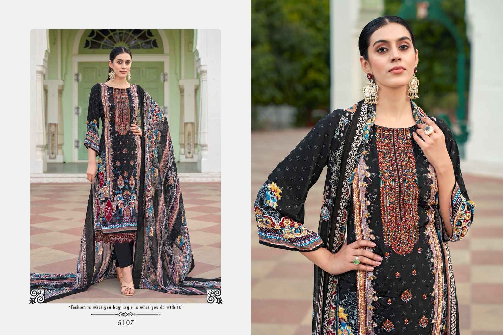 Pakiza Prints Muskan Vol 51 Kashmiri Crape Salwar Kameez ( 10 Pcs Catalogue )