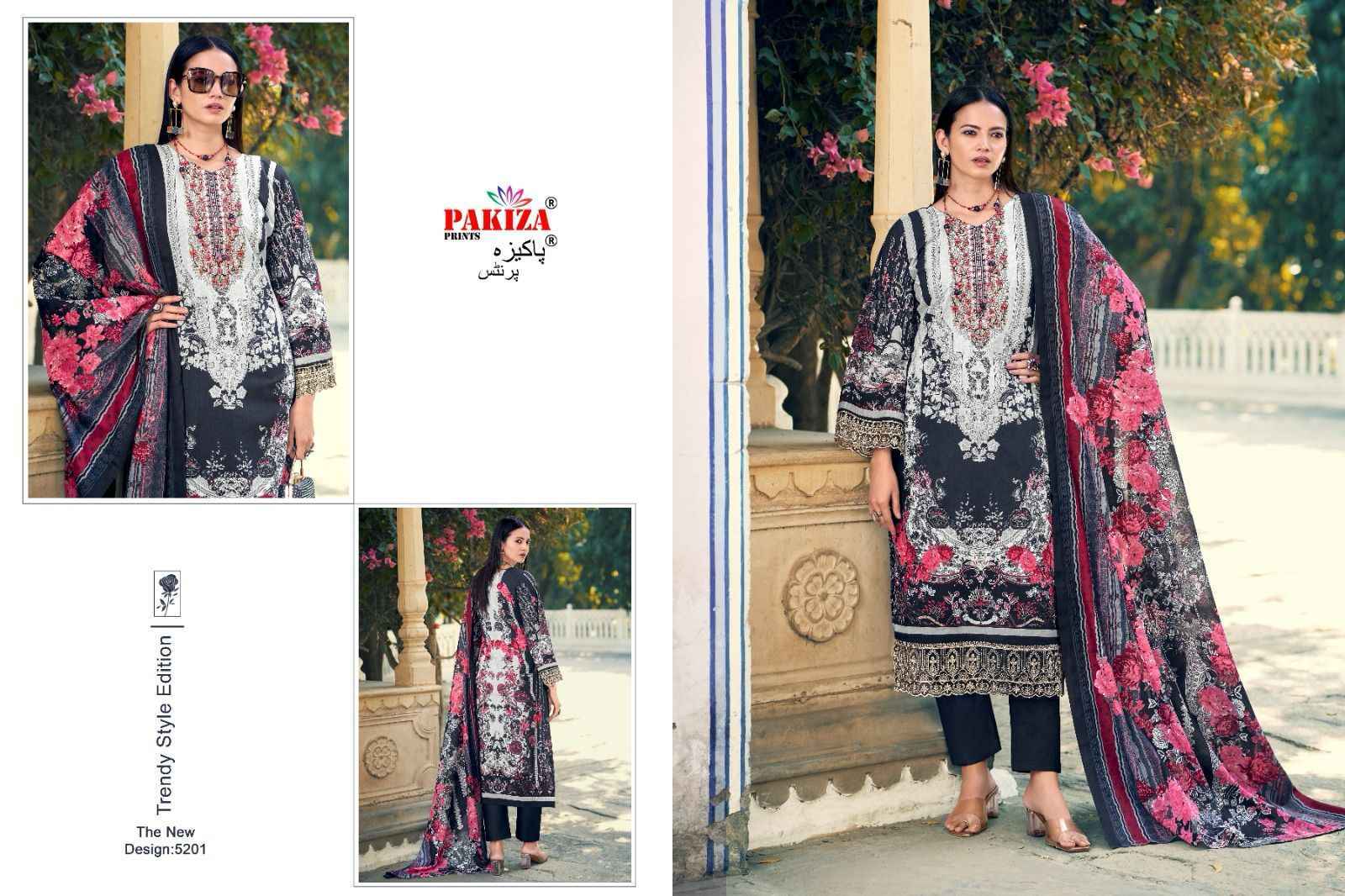 Pakiza Prints Taiyyeba Vol 52 Kashmiri Lawn Salwar Kameez Wholesale Price ( 10 Pcs Catalog )