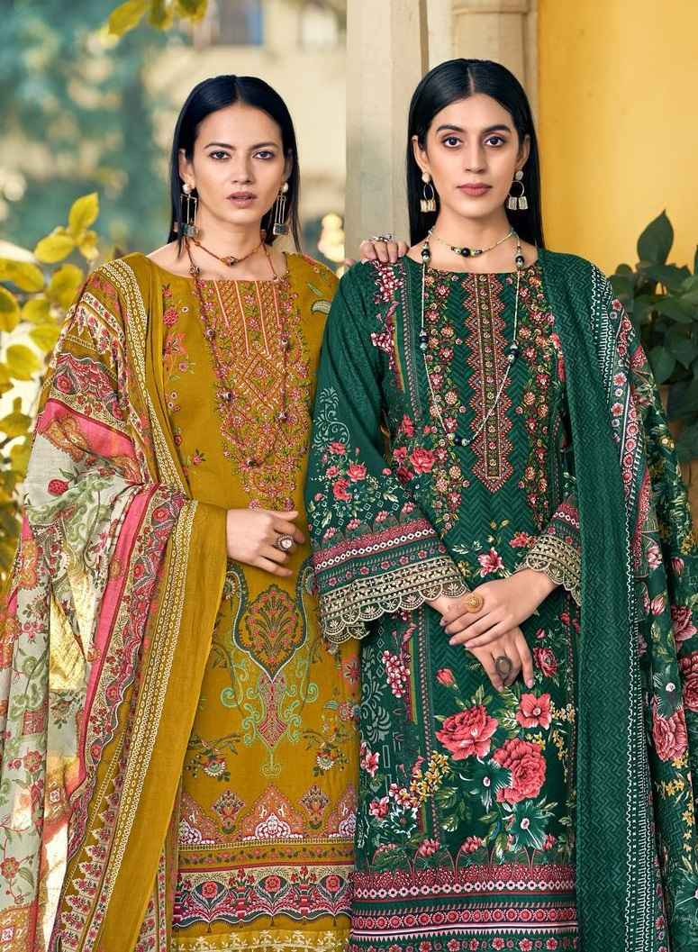 Pakiza Prints Taiyyeba Vol 52 Kashmiri Lawn Salwar Kameez Wholesale Price ( 10 Pcs Catalog )