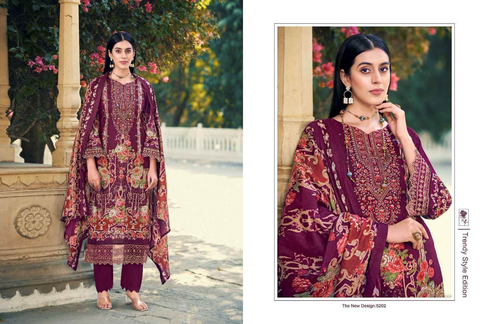 Pakiza Prints Taiyyeba Vol 52 Kashmiri Lawn Salwar Kameez Wholesale Price ( 10 Pcs Catalog )