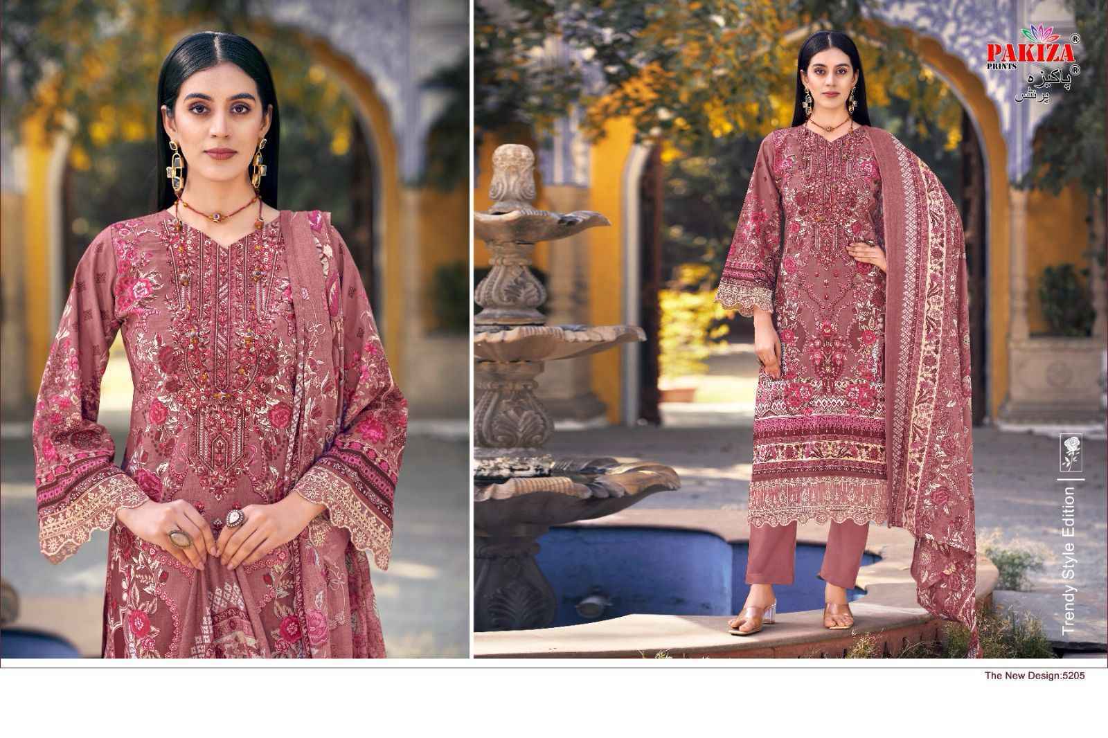 Pakiza Prints Taiyyeba Vol 52 Kashmiri Lawn Salwar Kameez Wholesale Price ( 10 Pcs Catalog )