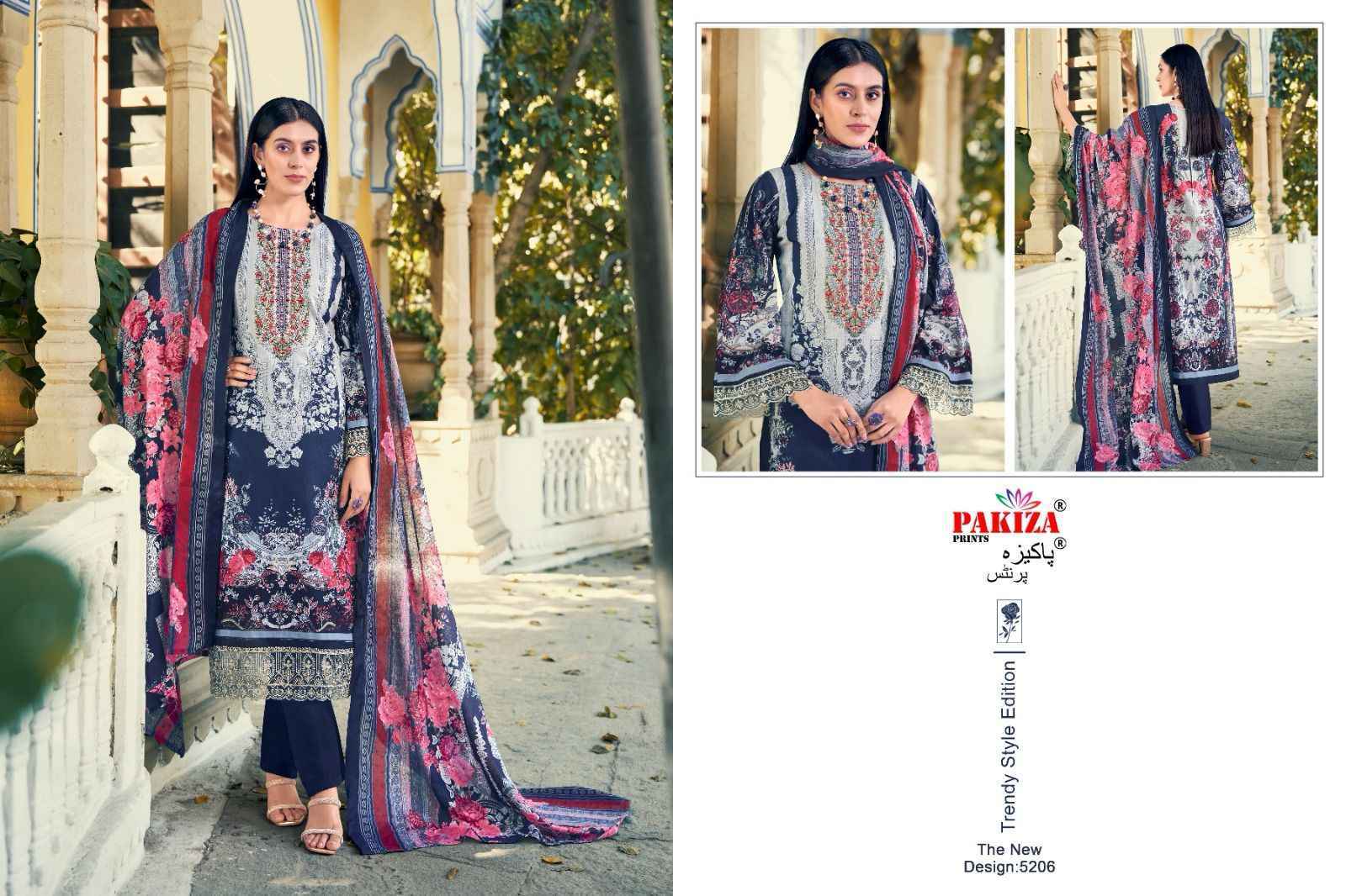 Pakiza Prints Taiyyeba Vol 52 Kashmiri Lawn Salwar Kameez Wholesale Price ( 10 Pcs Catalog )