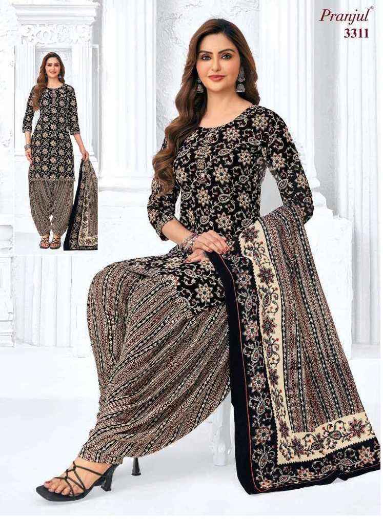 Pranjul Priyanshi Vol 33 Cotton Dress Material ( 12 pcs Catalogue )