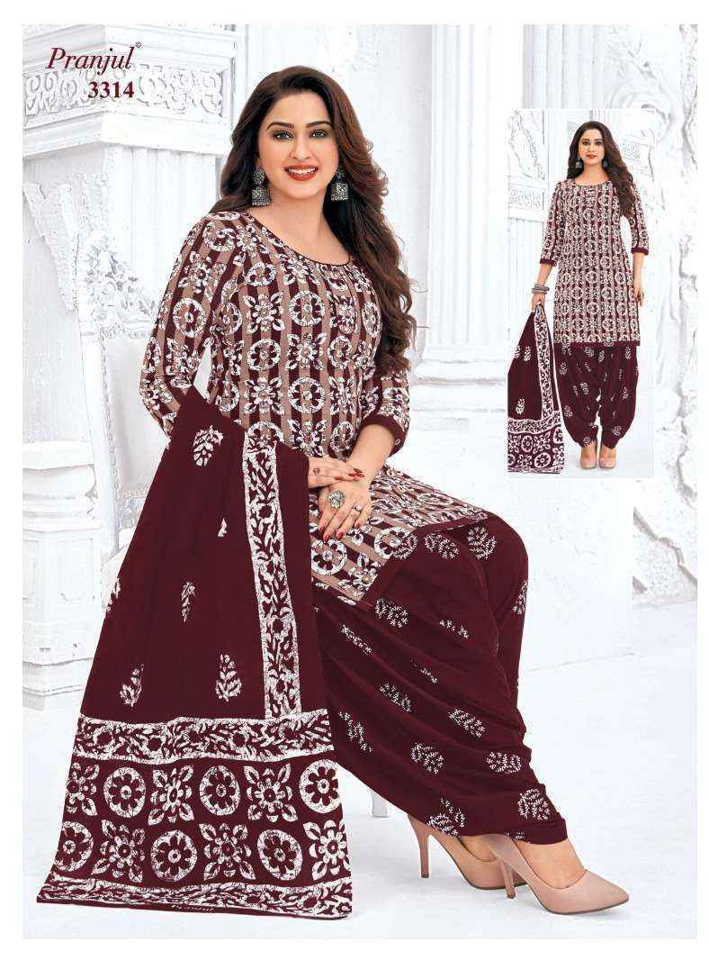 Pranjul Priyanshi Vol 33 Cotton Dress Material ( 12 pcs Catalogue )