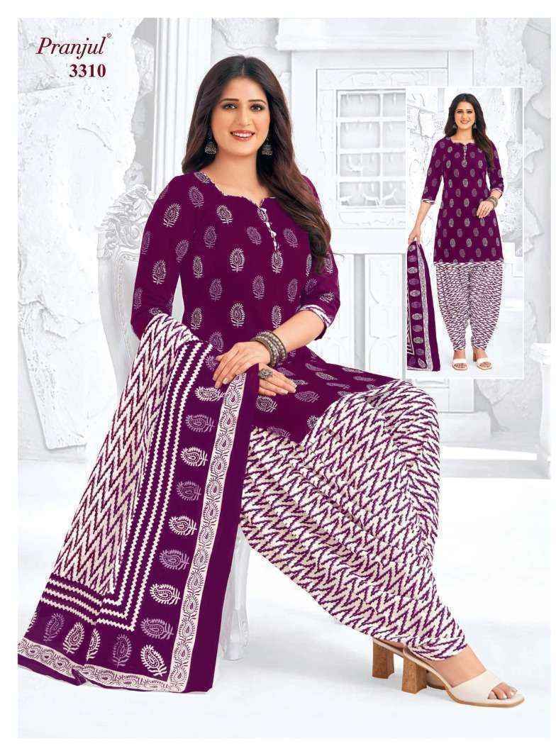 Pranjul Priyanshi Vol 33 Cotton Dress Material ( 12 pcs Catalogue )