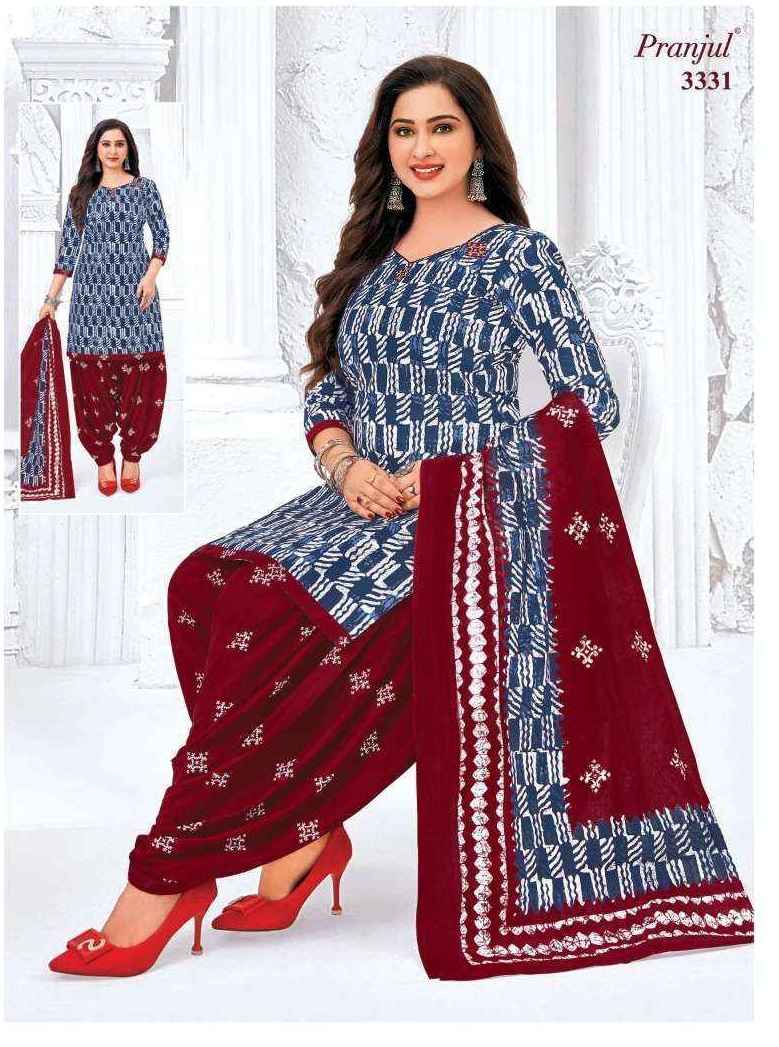 Pranjul Priyanshi Vol 33 Wholesale Cotton Readymade Suits ( 6 pcs Catalogue )