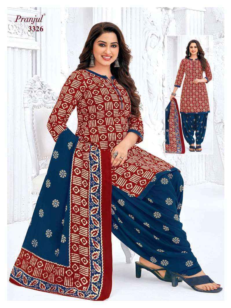 Pranjul Priyanshi Vol 33 Wholesale Cotton Readymade Suits ( 6 pcs Catalogue )