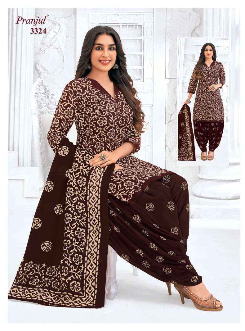 Pranjul Priyanshi Vol 33 Wholesale Cotton Readymade Suits ( 6 pcs Catalogue )