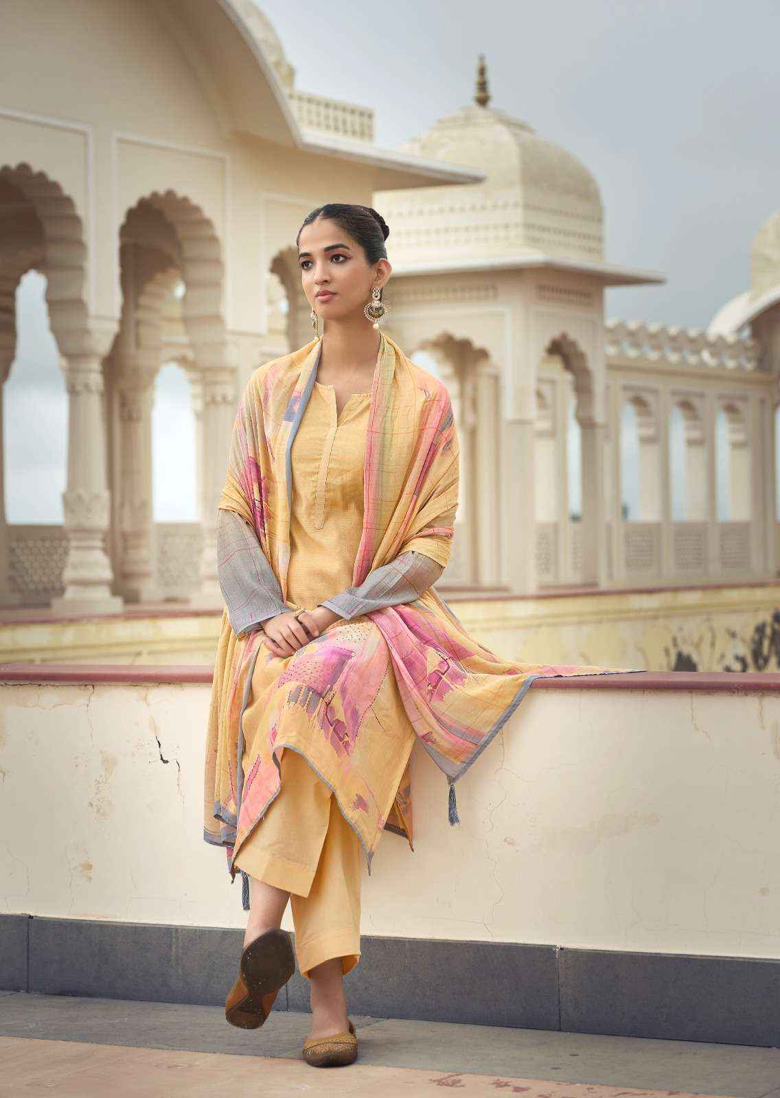 Prm Trendz Eknoor Wholesale Muslin Dress Material ( 6 Pcs Catalog )
