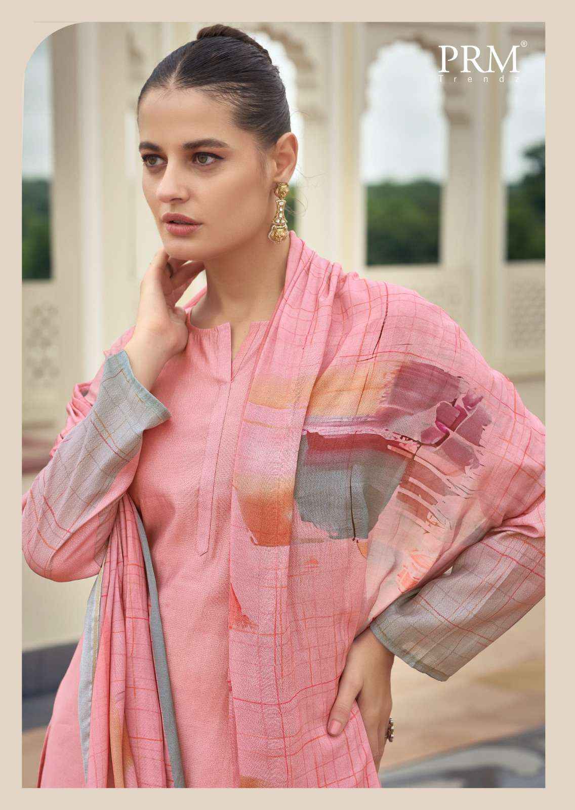 Prm Trendz Eknoor Wholesale Muslin Dress Material ( 6 Pcs Catalog )