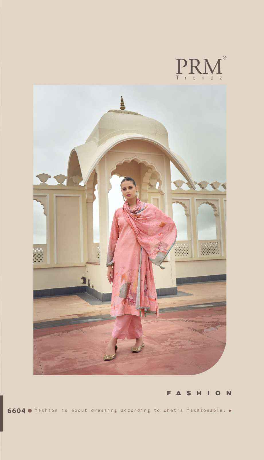 Prm Trendz Eknoor Wholesale Muslin Dress Material ( 6 Pcs Catalog )