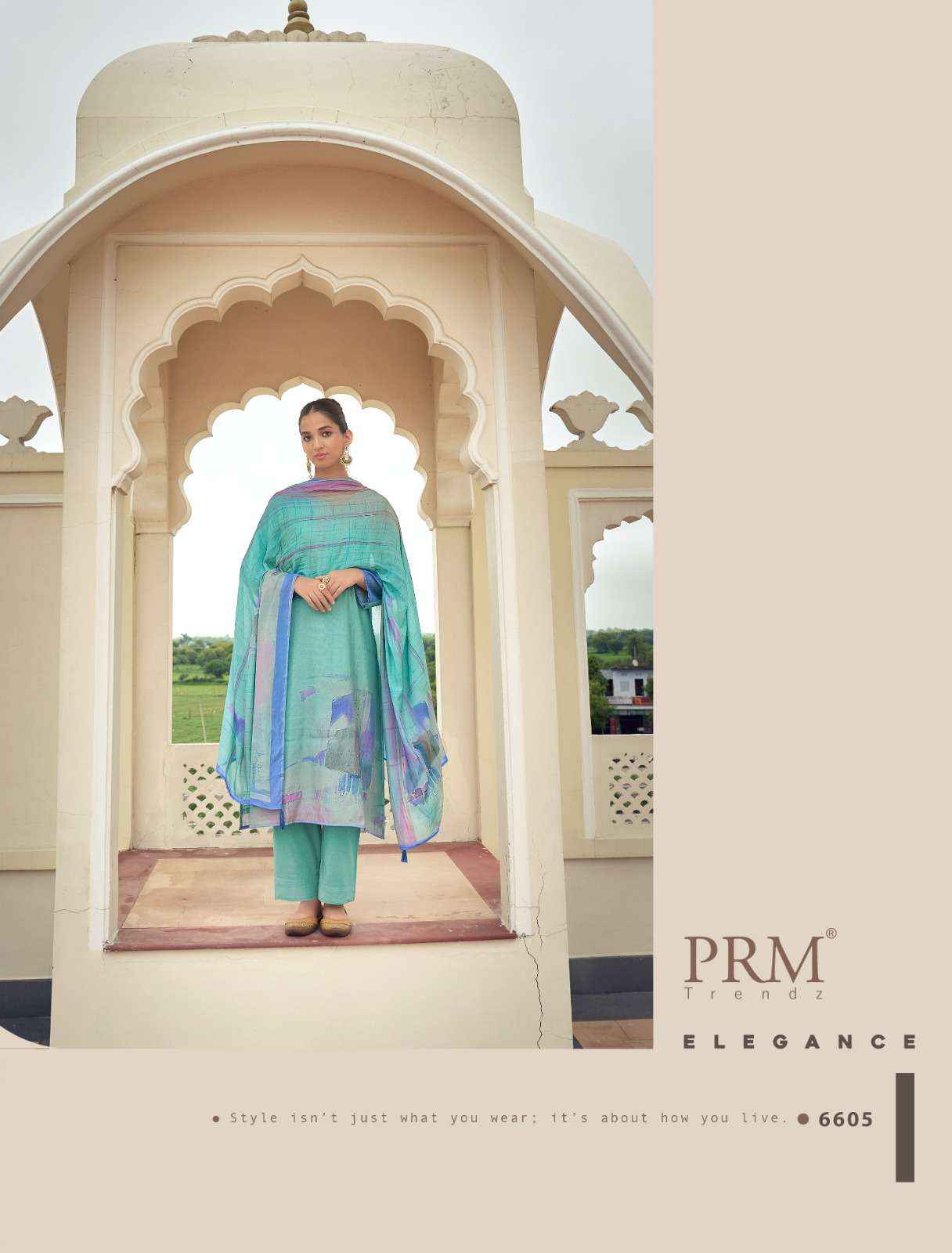 Prm Trendz Eknoor Wholesale Muslin Dress Material ( 6 Pcs Catalog )