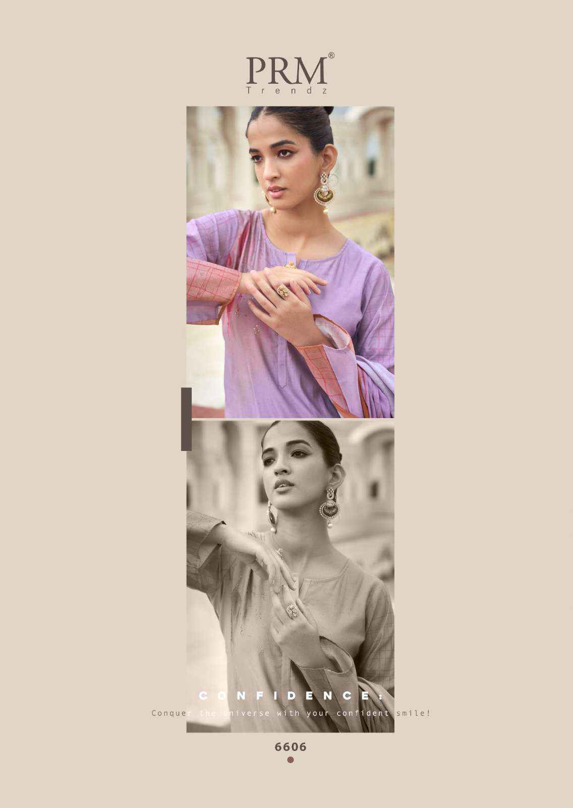 Prm Trendz Eknoor Wholesale Muslin Dress Material ( 6 Pcs Catalog )
