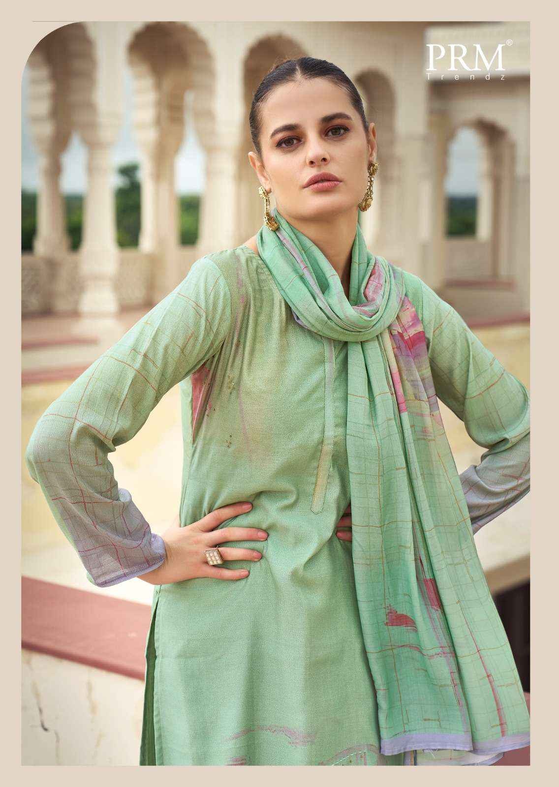 Prm Trendz Eknoor Wholesale Muslin Dress Material ( 6 Pcs Catalog )