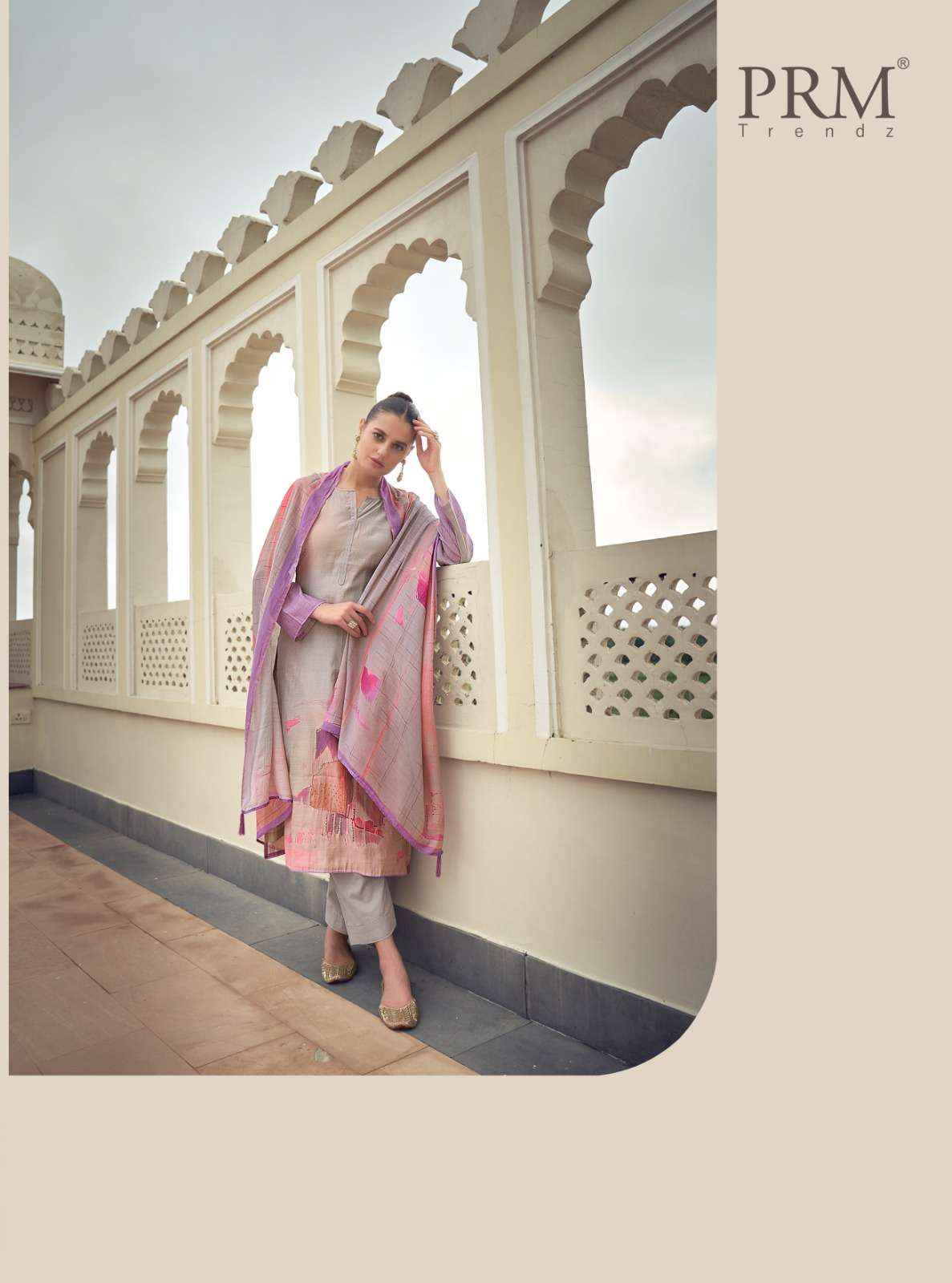 Prm Trendz Eknoor Wholesale Muslin Dress Material ( 6 Pcs Catalog )