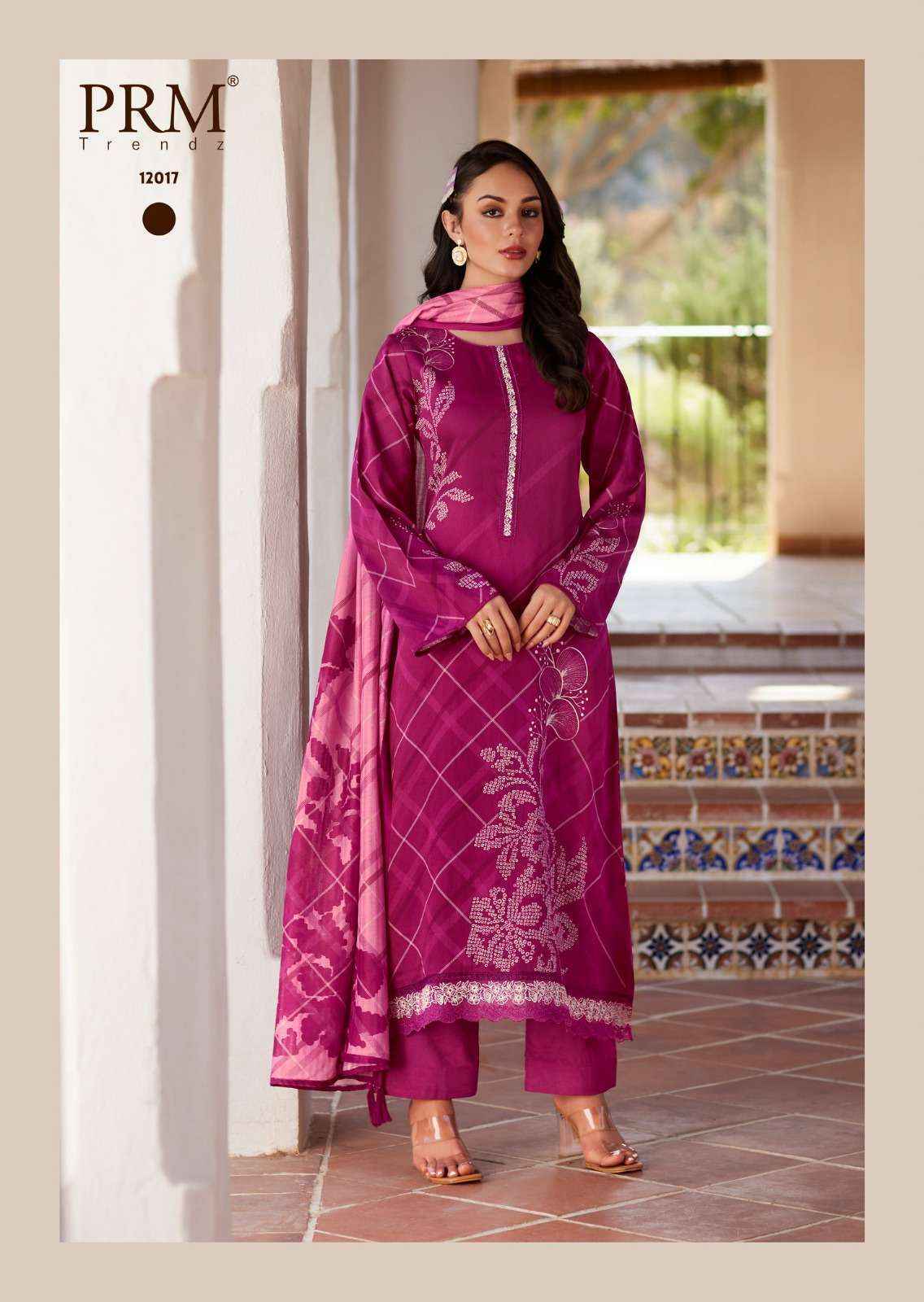 PRM Trendz Ziu Jam Cotton Salwar Kameez Wholesale Price ( 6 Pcs Catalog )