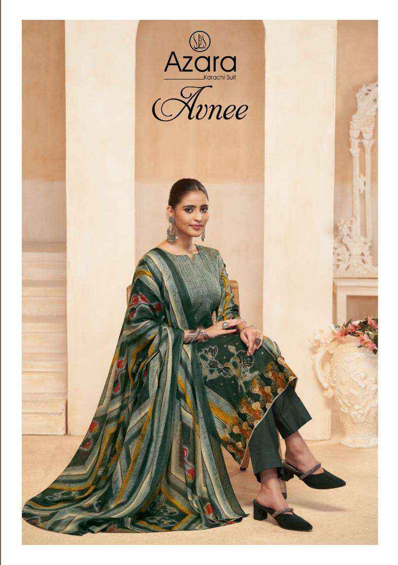 RADHIKA FASHION AZARA AVNEE LAWN COTTON SUIT ( 4 PCS CATALOG )