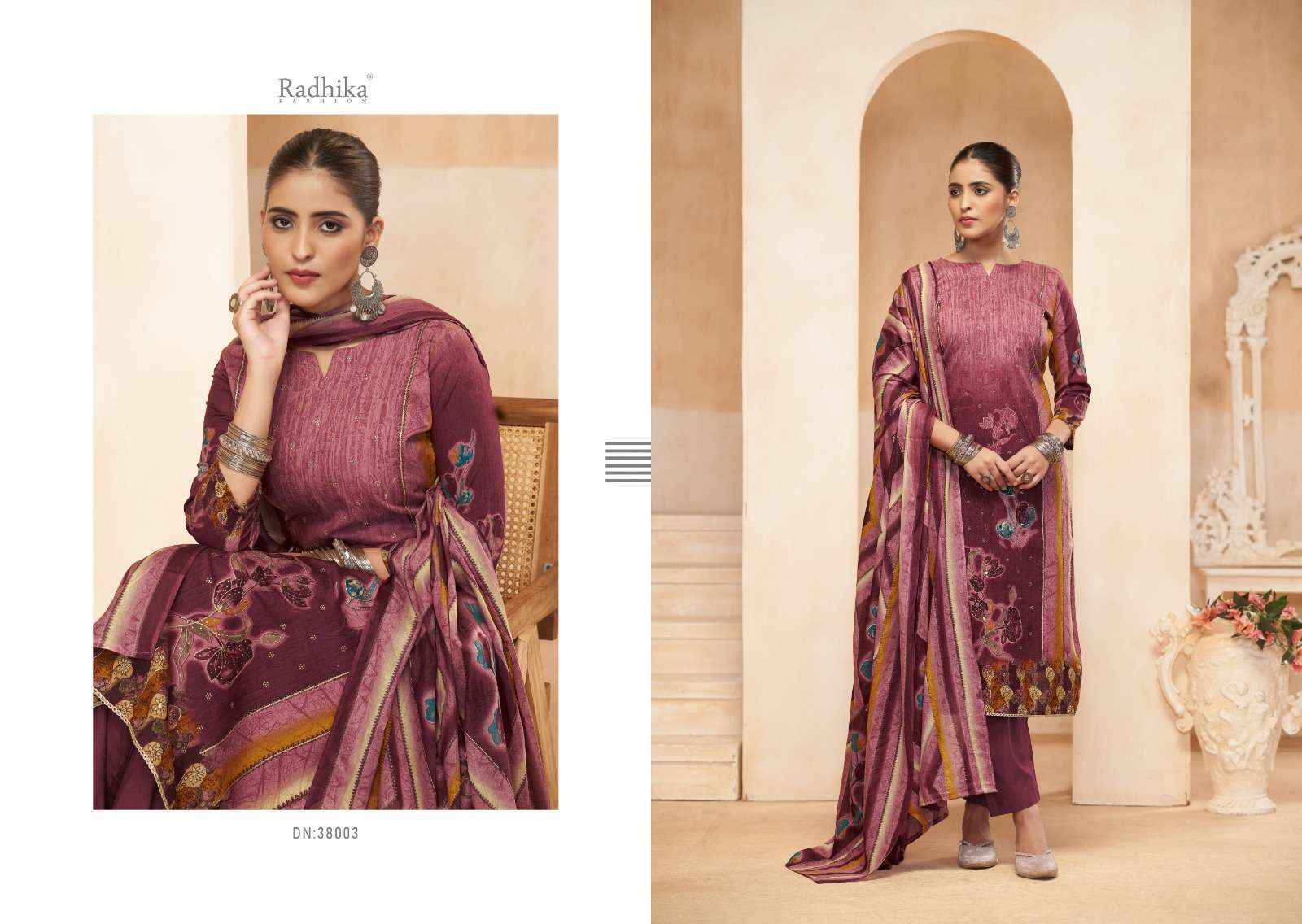 RADHIKA FASHION AZARA AVNEE LAWN COTTON SUIT ( 4 PCS CATALOG )