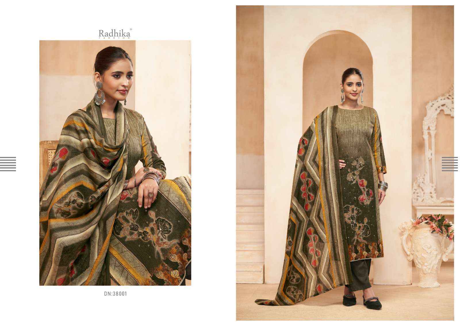 RADHIKA FASHION AZARA AVNEE LAWN COTTON SUIT ( 4 PCS CATALOG )