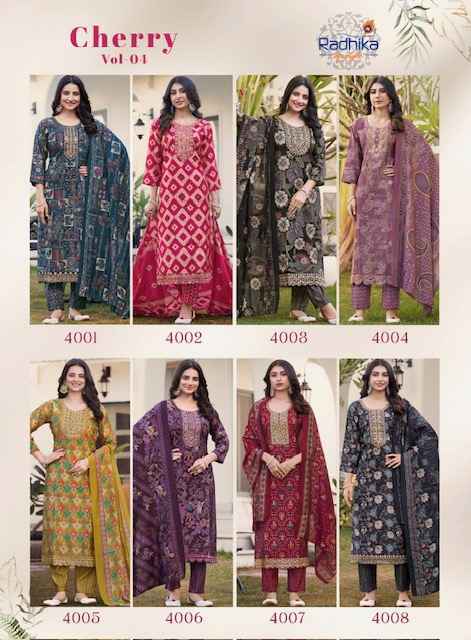 Radhika Lifestyle Cherry Vol 4 Modal Kurti Combo Set Wholesale ( 8 Pcs Catalog )