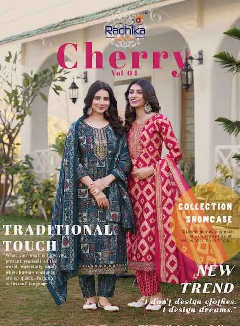 Radhika Lifestyle Cherry Vol 4 Modal Kurti Combo Set Wholesale ( 8 Pcs Catalog )