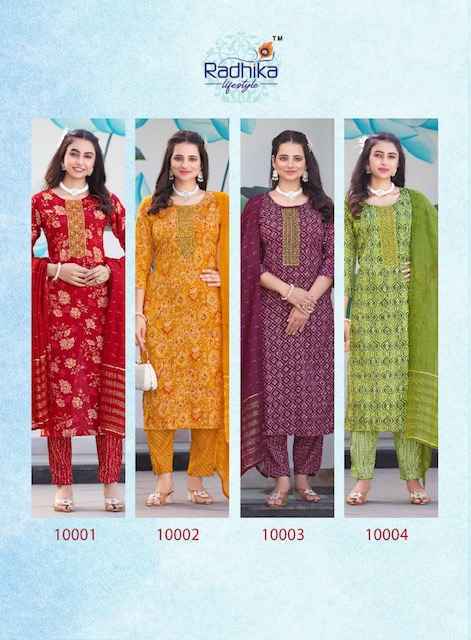 Radhika Lifestyle Seerat Vol 10 Rayon Kurti Combo Wholesale Price ( 8 Pcs Catalog )