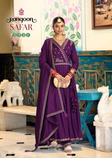 Rangoon Safar Silk Kurti Set Wholesale Price ( 4 Pcs Catalog )