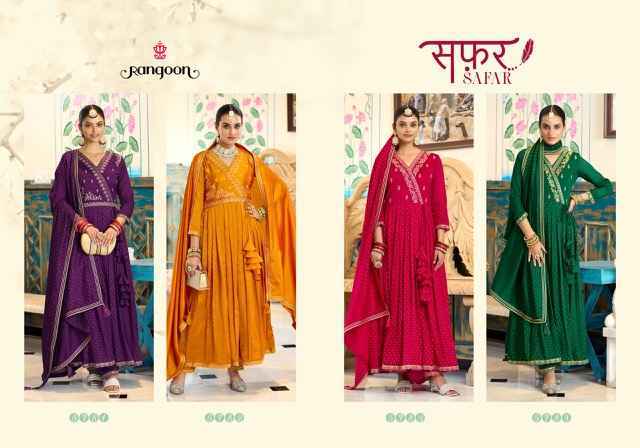 Rangoon Safar Silk Kurti Set Wholesale Price ( 4 Pcs Catalog )