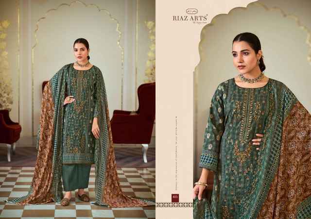 Riaz Arts Bin Saeed Vol 4 Wholesale Cotton Dress Material ( 8 pcs Catalogue )