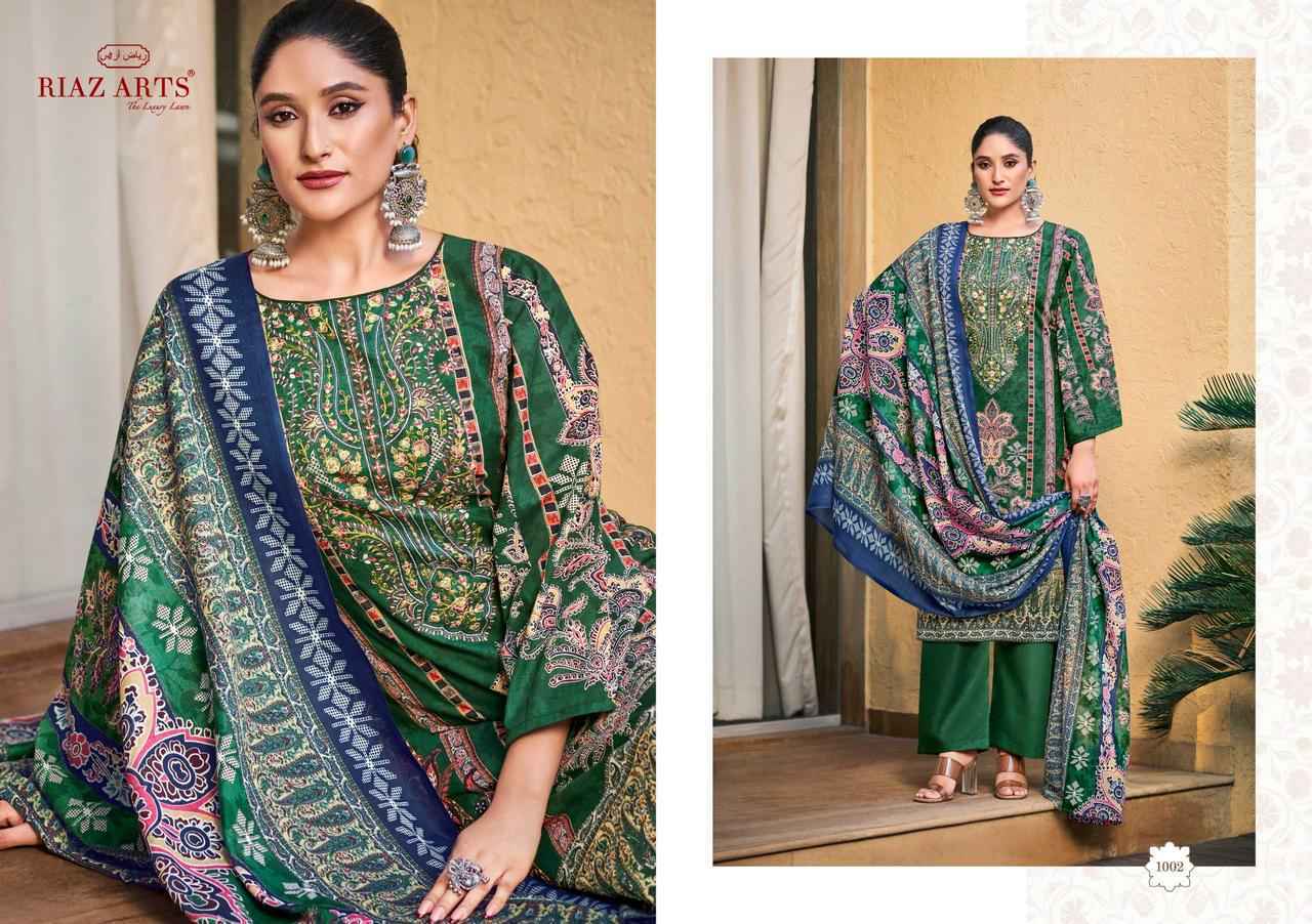 Riaz Arts Ombre Suits Lowest Catalog Wholesale Price ( 8 pcs Catalogue )