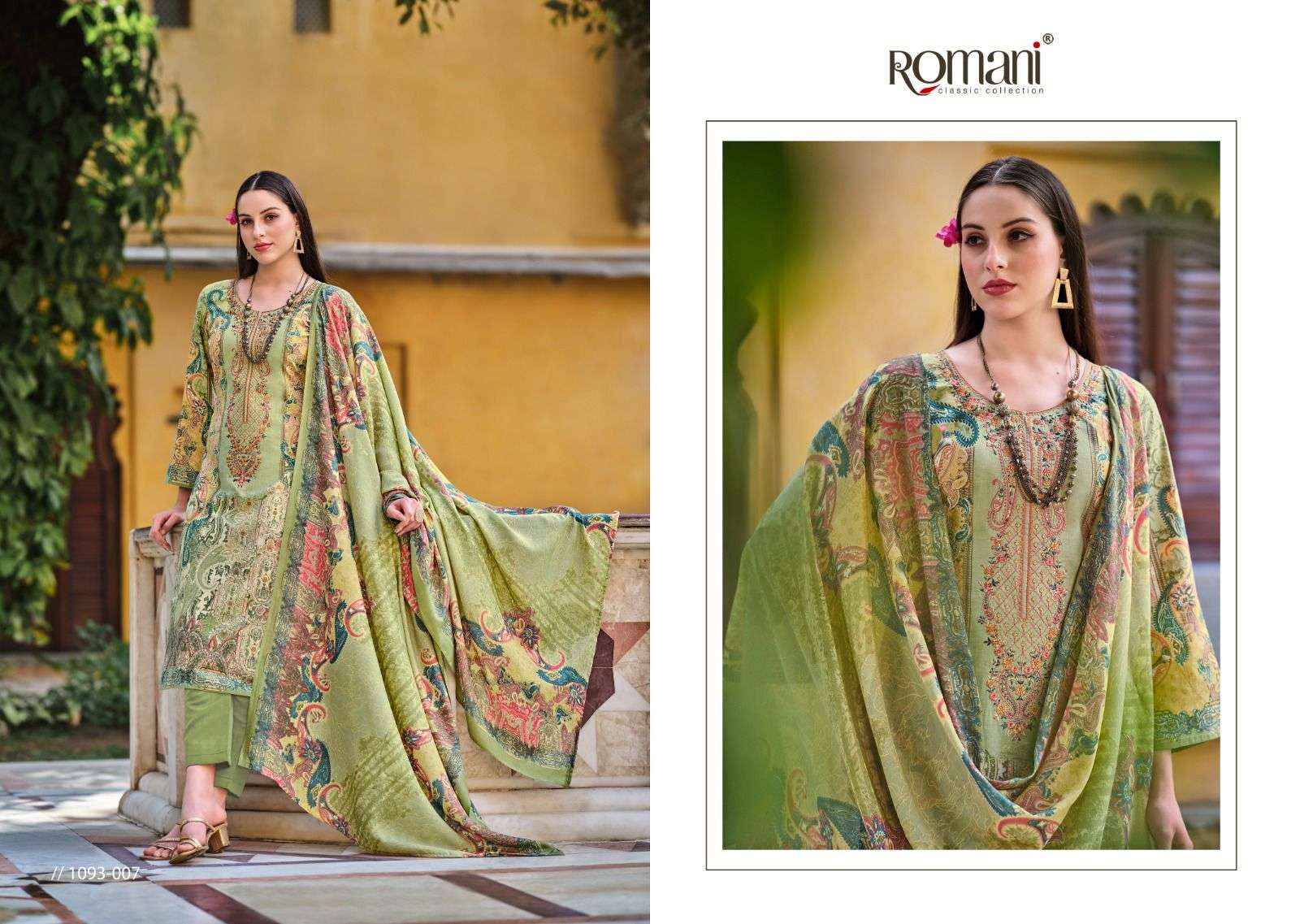 ROMANI AARZU VOL 10 SUITS LATEST CATALOG WHOLESALE PRICE ( 10 PCS CATALOG )