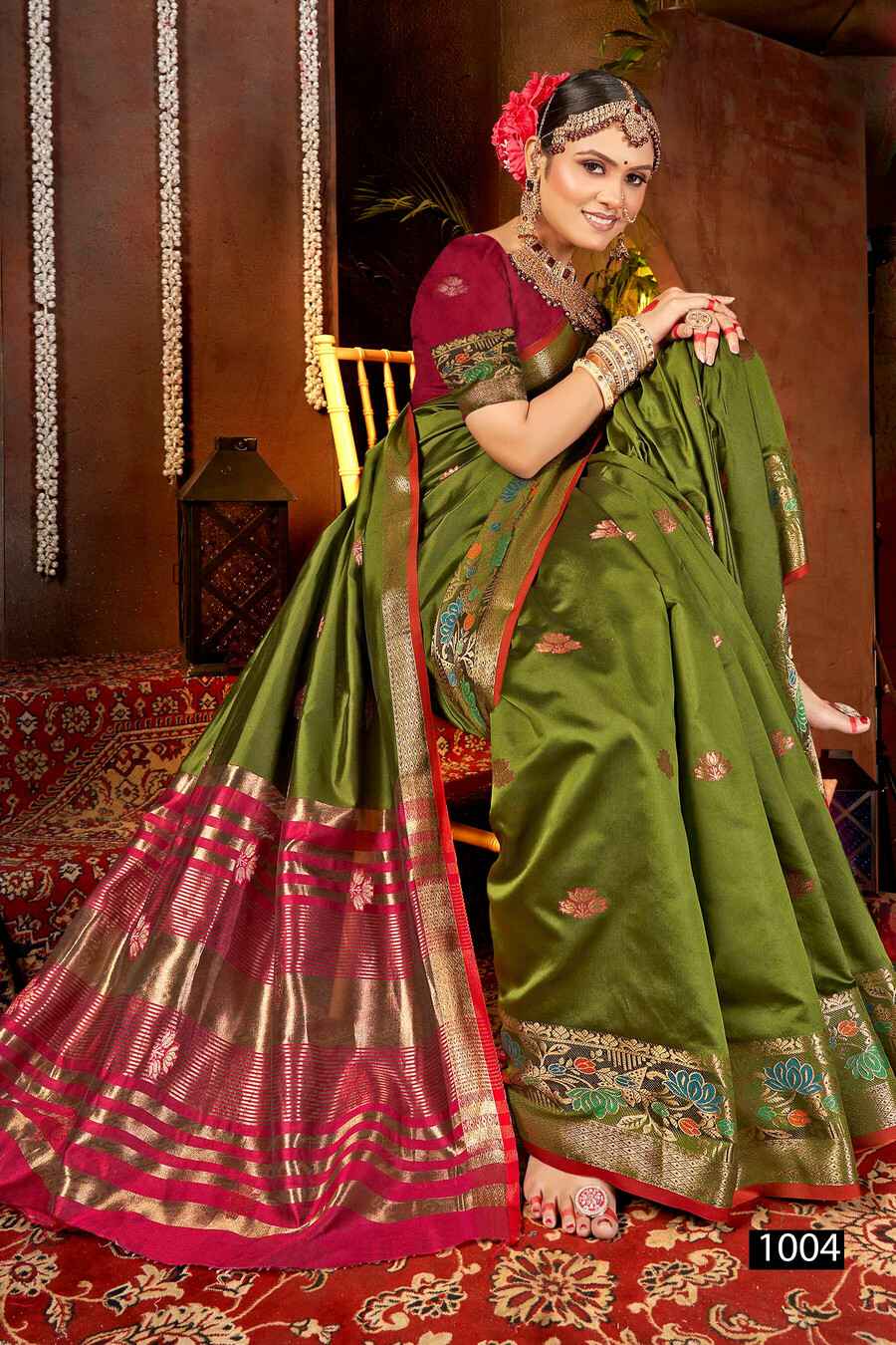 Saroj Shivaa Silk Vol 1 Festive Wear Beautiful Silk Sarees ( 6 Pcs Catalogue )