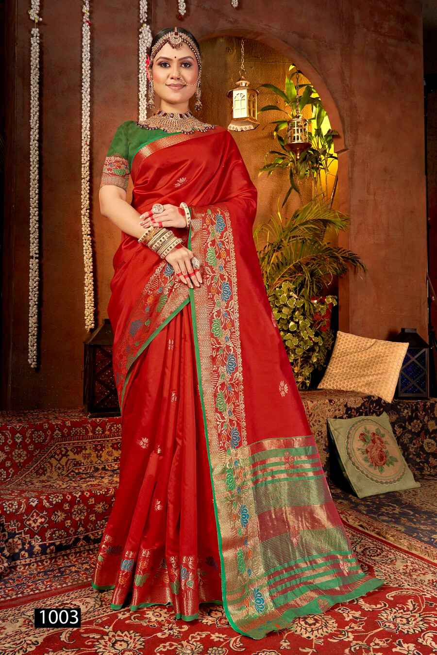 Saroj Shivaa Silk Vol 1 Festive Wear Beautiful Silk Sarees ( 6 Pcs Catalogue )