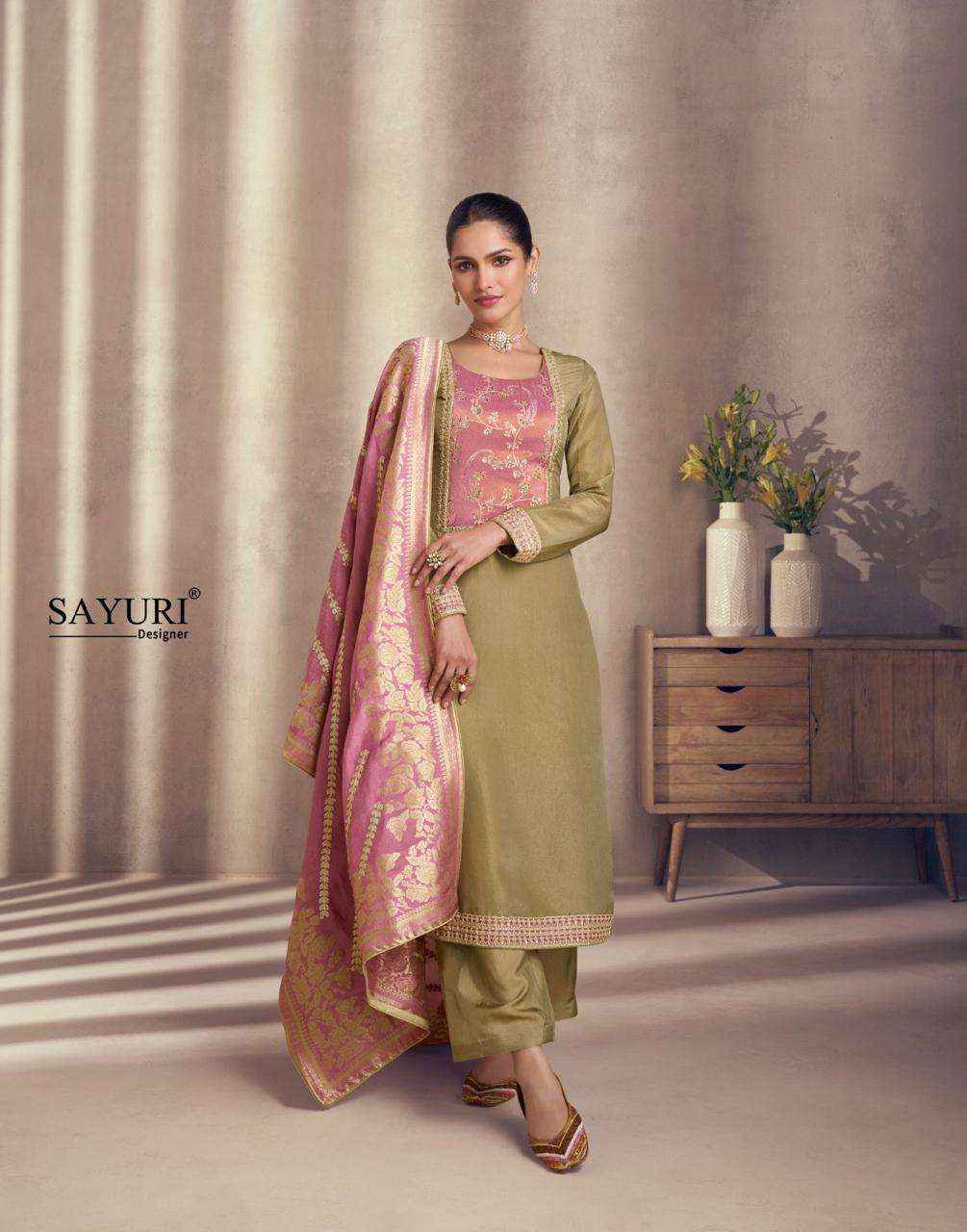 Sayuri Designer Naaz Readymade Simmer Silk Dress Wholesale Price ( 4 Pcs Catalog )